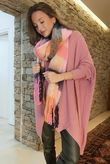 Paloma Oversized Grunge Knit Indian Rose